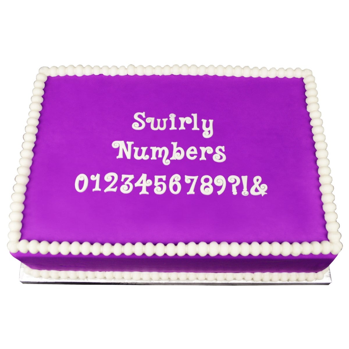Marvelous Molds Silicone Mal - Swirly Numbers Flexabet™