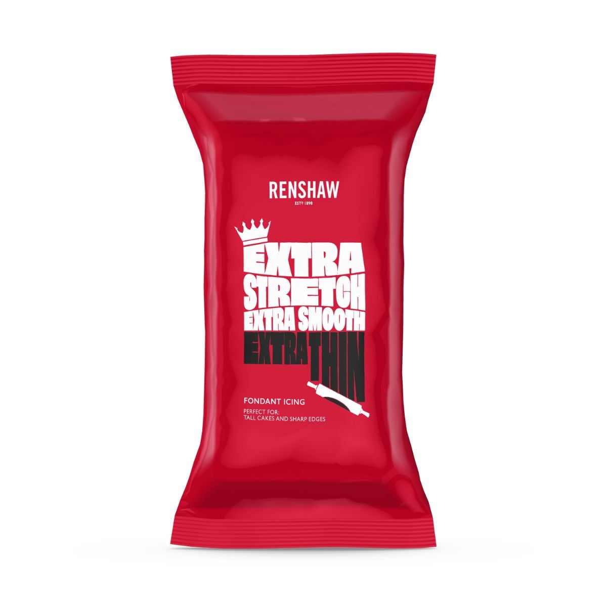 Renshaw Rolfondant Extra 1kg -Black-