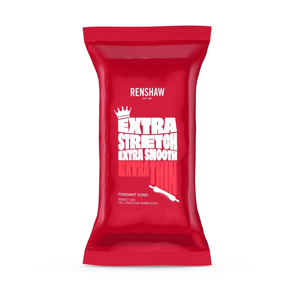 Renshaw Rolfondant Extra 1kg -Red-