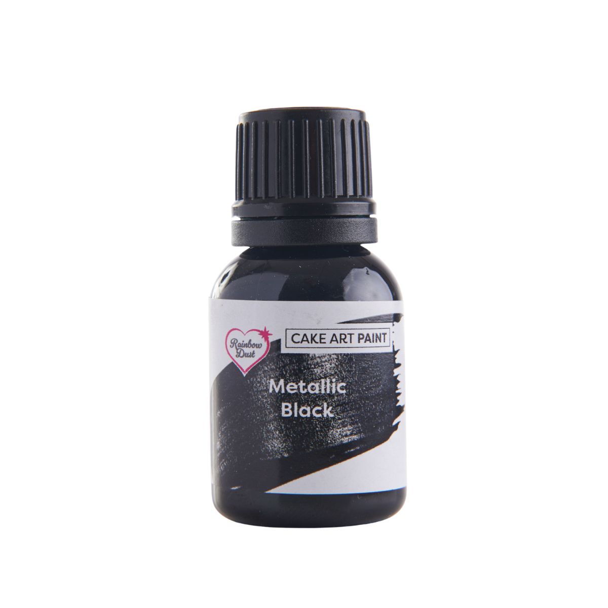 Rainbow Dust Cake Art Paint Metallic Paint Zwart 25g