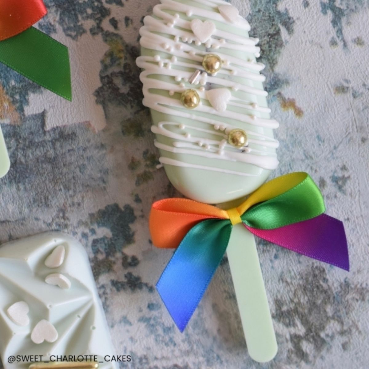 Simply Making Cakesicle Sticks Standard Pastelgroen pk/10
