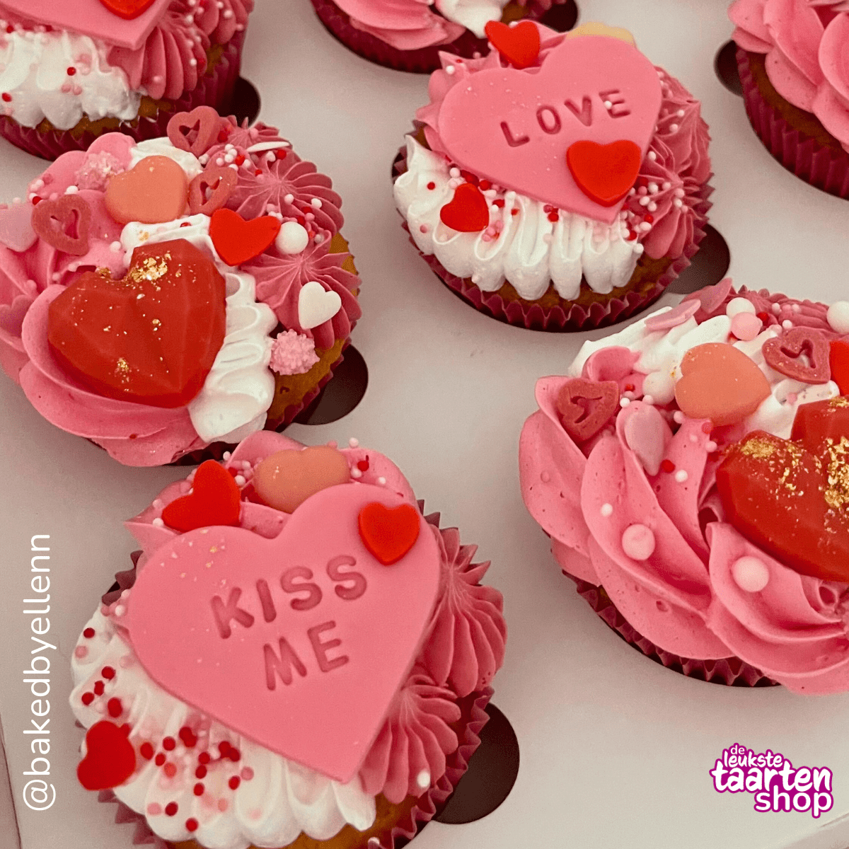 Be Mine Valentijn Cupcakes