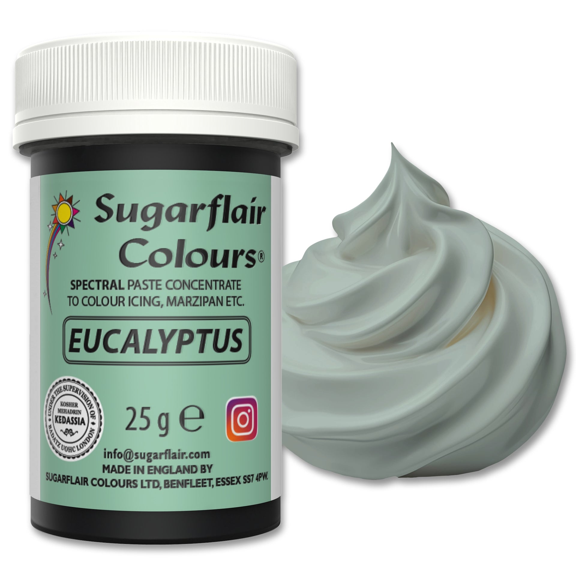 Sugarflair Paste Colour Eucalyptus 25g