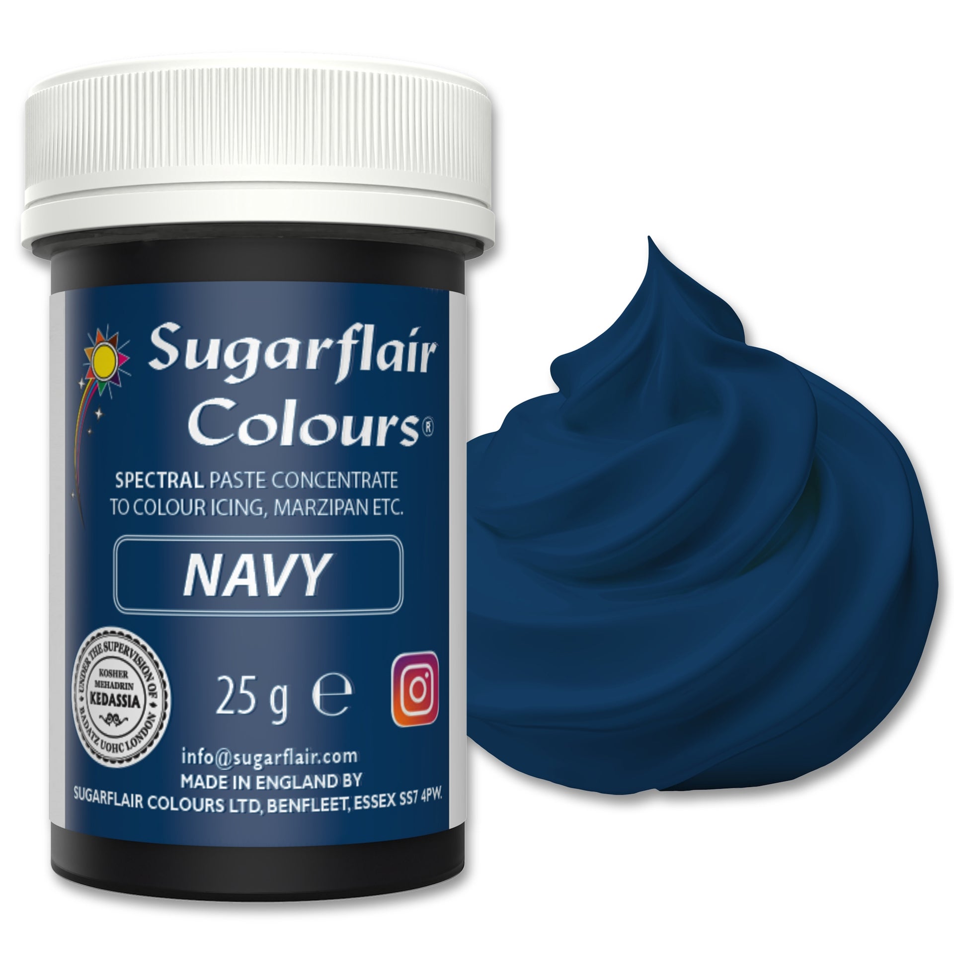Sugarflair Paste Colour Navy 25g