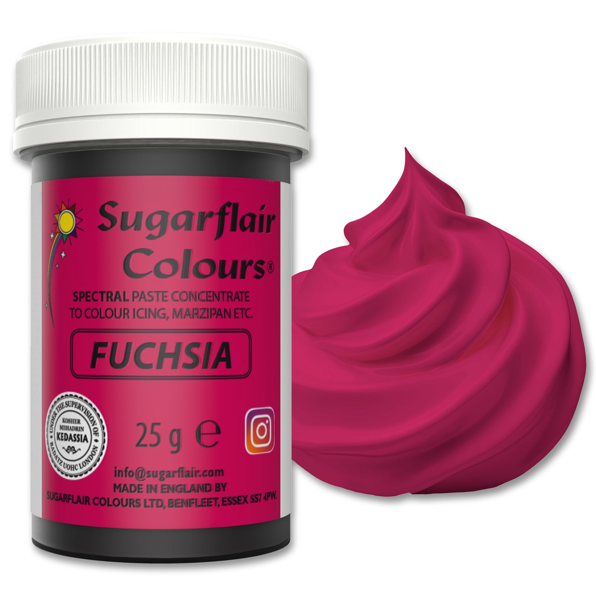 Sugarflair Paste Colour Fuchsia 25g
