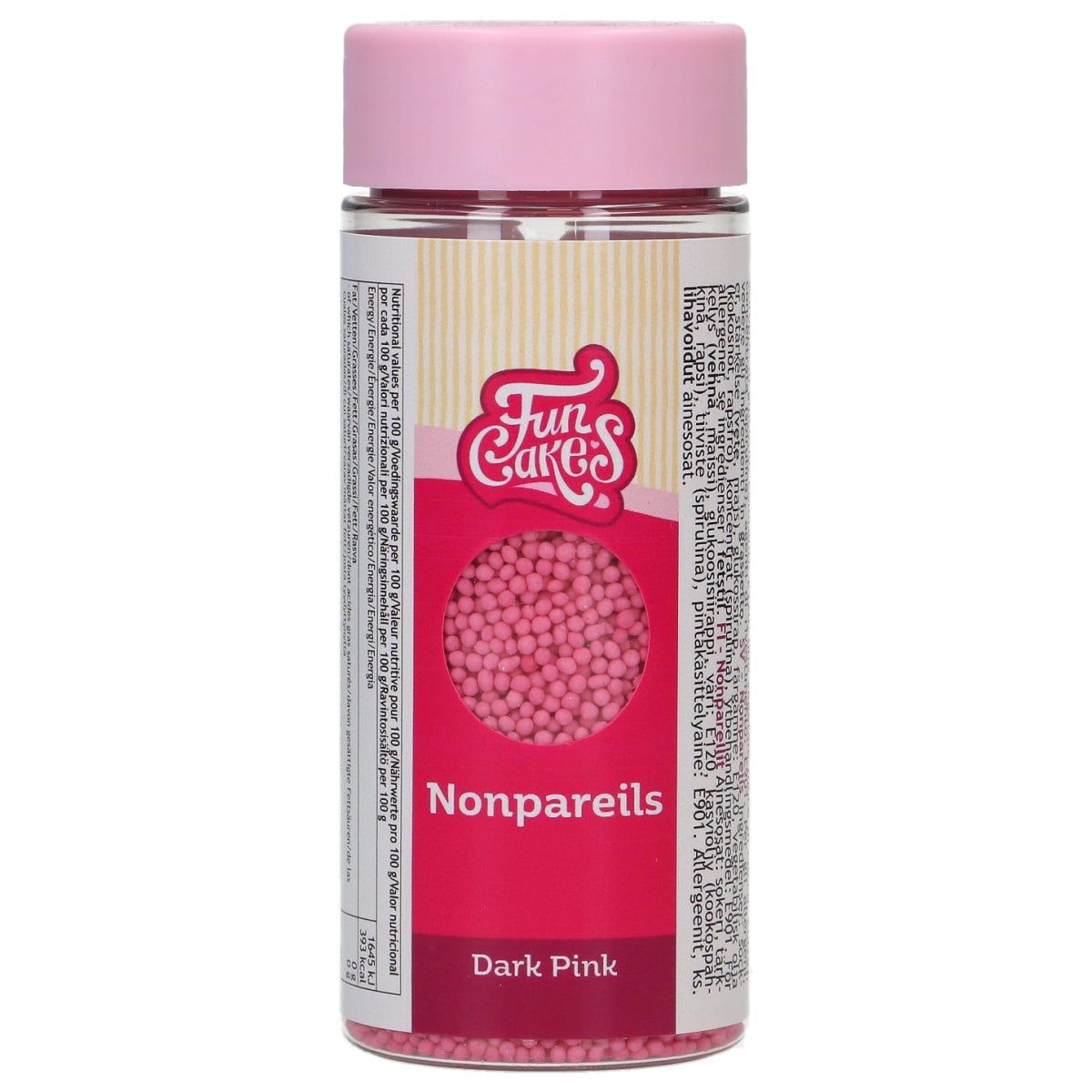 FunCakes Nonpareils Donkerroze 80g