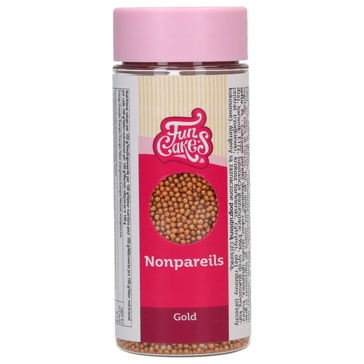 FunCakes Nonpareils Goud 80g