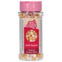 FunCakes Zachte Parels Medium Oranje/Wit 60 g