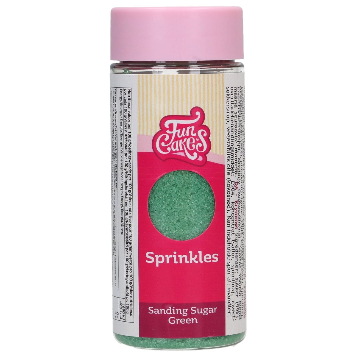 FunCakes Sanding Sugar Groen 80g