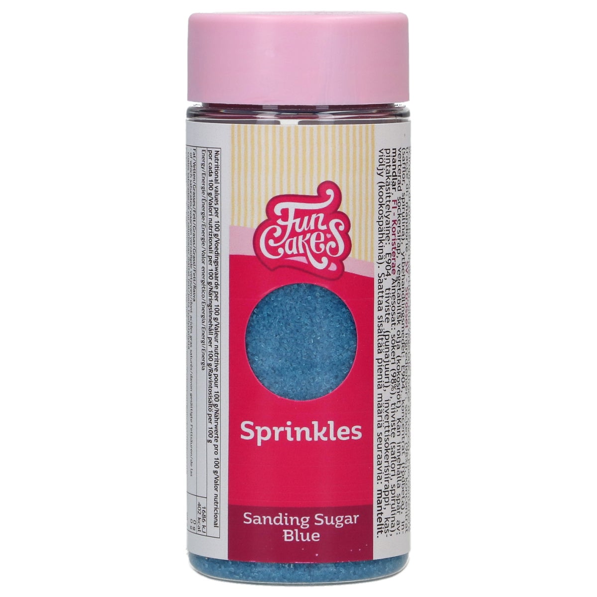 FunCakes Sanding Sugar Blauw 80g