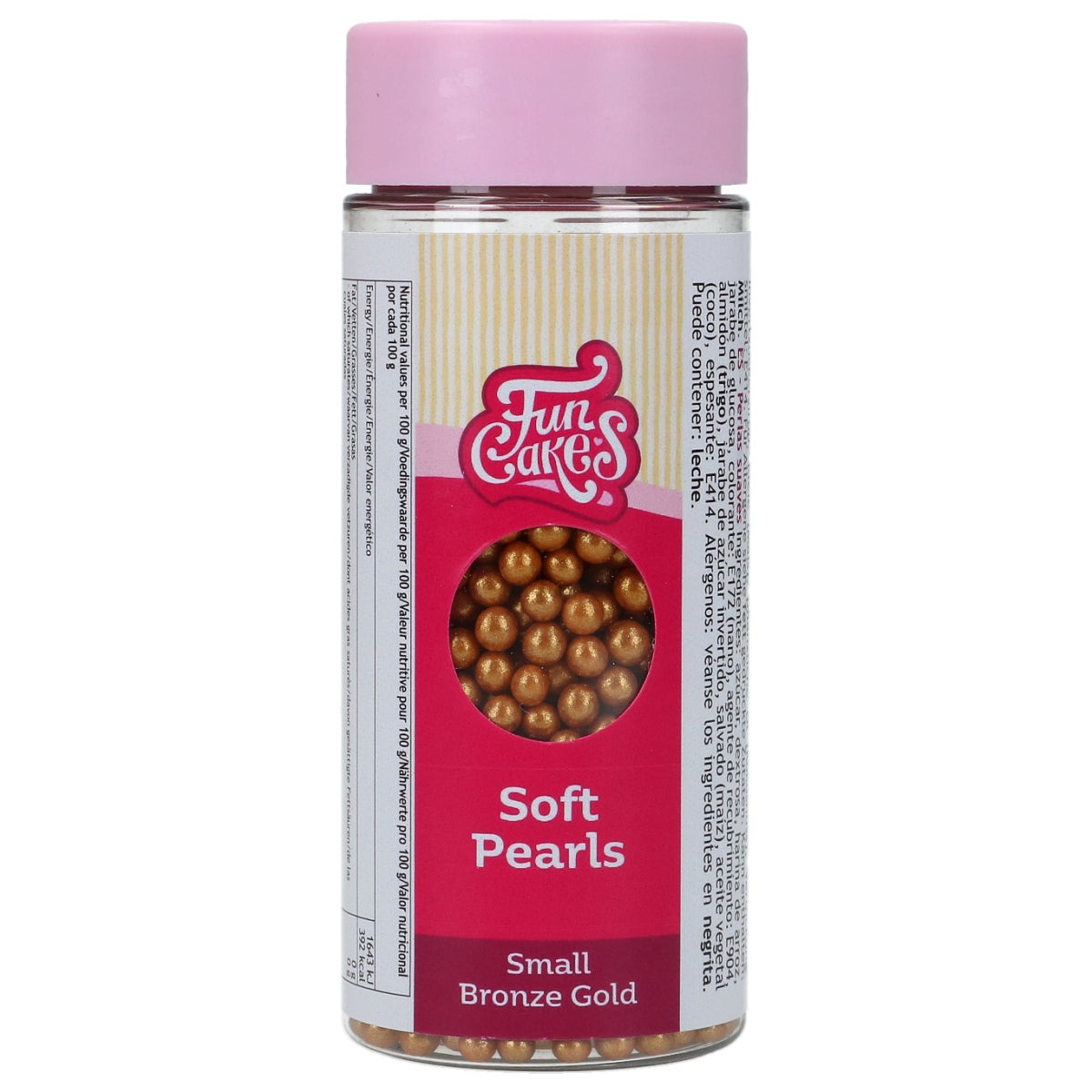 FunCakes Soft Pearls Klein Brons Goud 70g