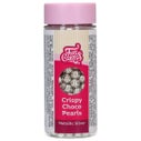 FunCakes Crispy Choco Pearls Metallic Zilver 60g