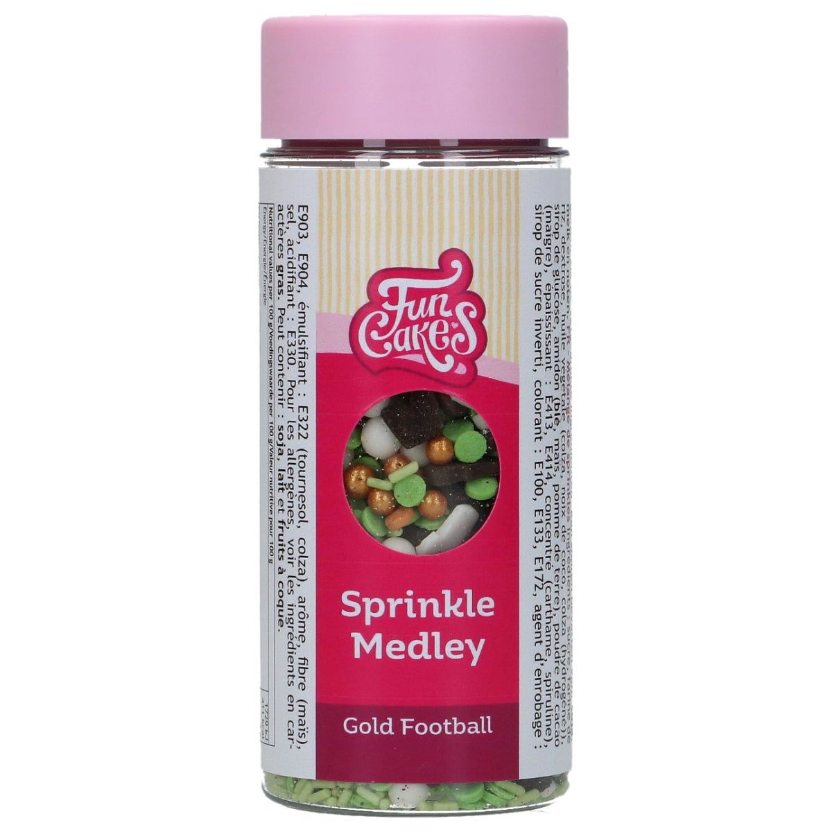 FunCakes Sprinkle Medley Goud Voetbal 65g