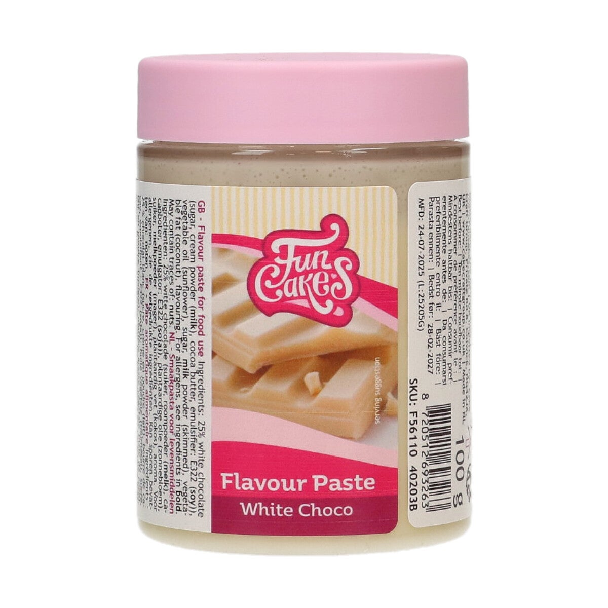 FunCakes Smaakpasta Witte Choco 100g