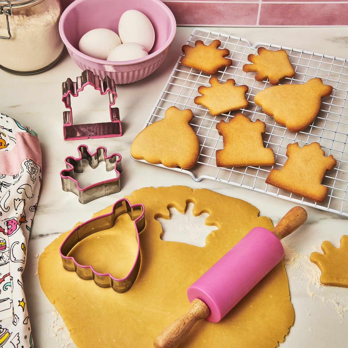 Wilton Baking Kit Koekjesuitstekers Prinses Set/4