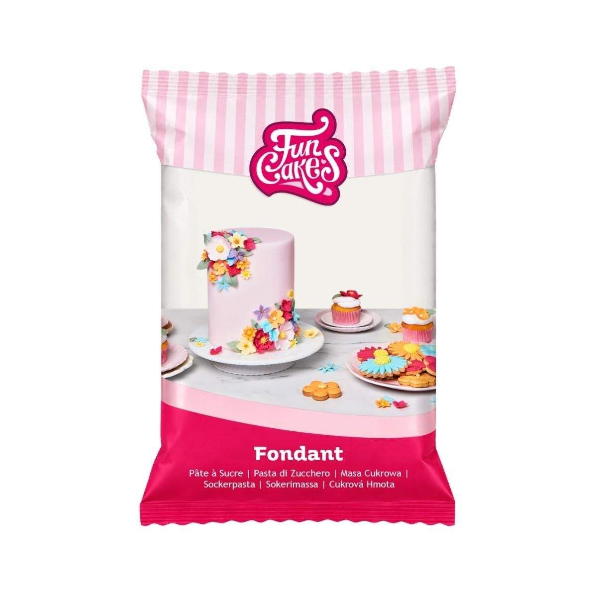 FunCakes Fondant Bright White 250g