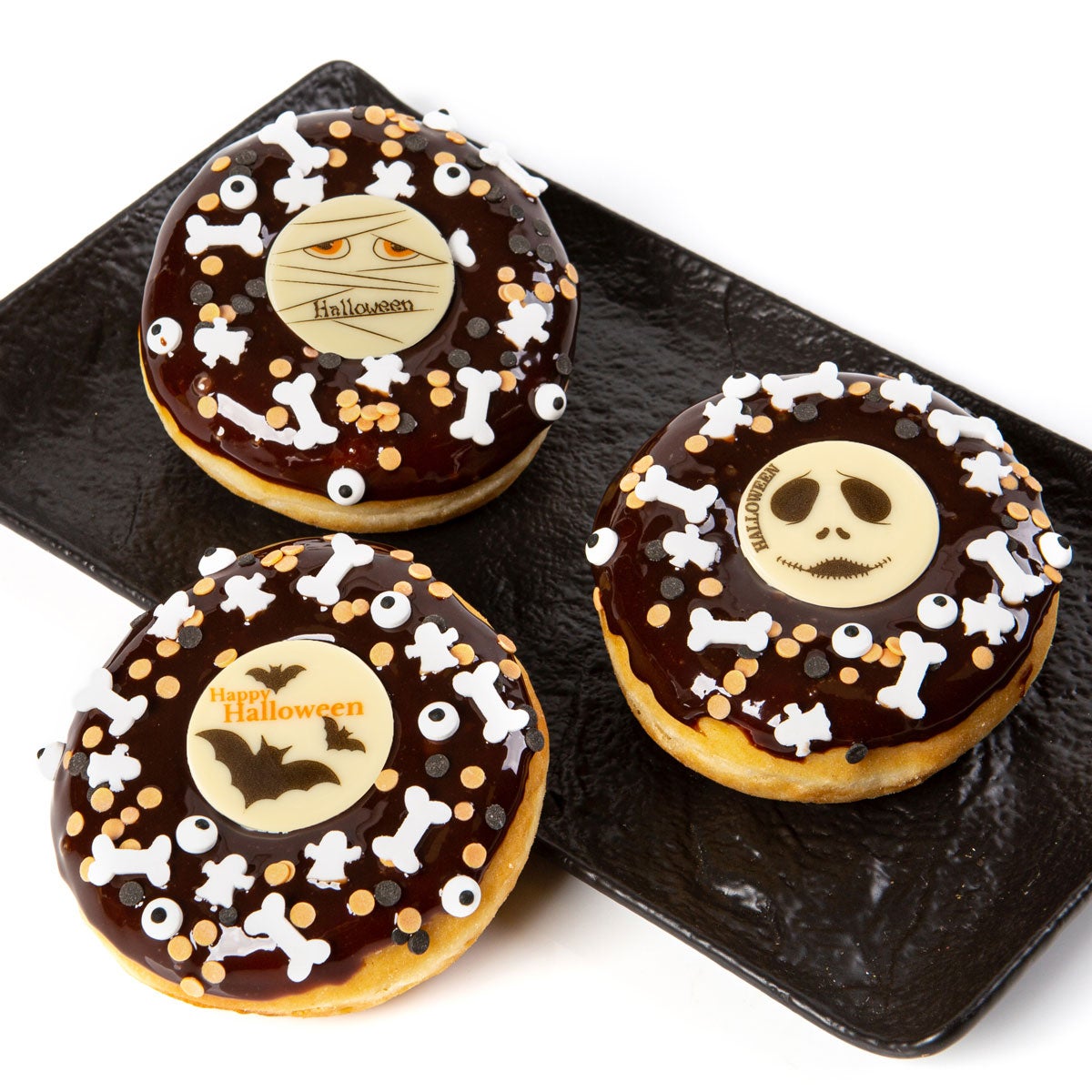 FunCakes Chocolade Decoratie Halloween Ø3,8cm set/12
