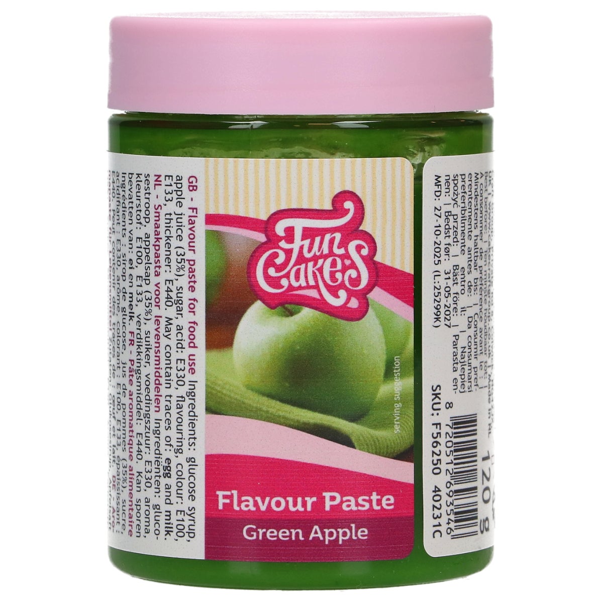FunCakes Smaakpasta Groene Appel 120g