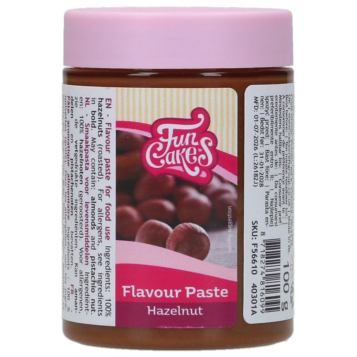 FunCakes Smaakpasta Hazelnoot 100g
