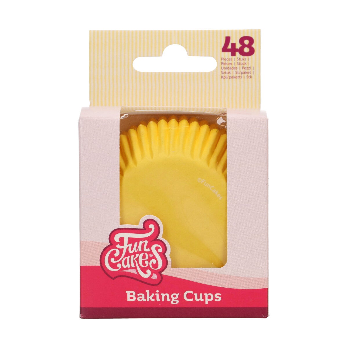 FunCakes Baking Cups Geel pk/48