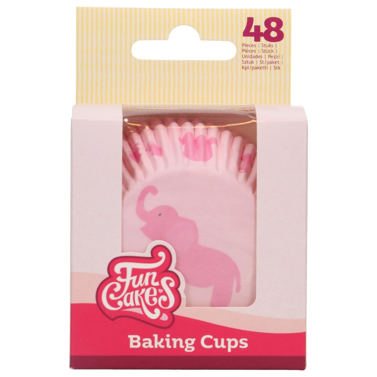 FunCakes Cupcakevormpjes Baby Roze pk/48