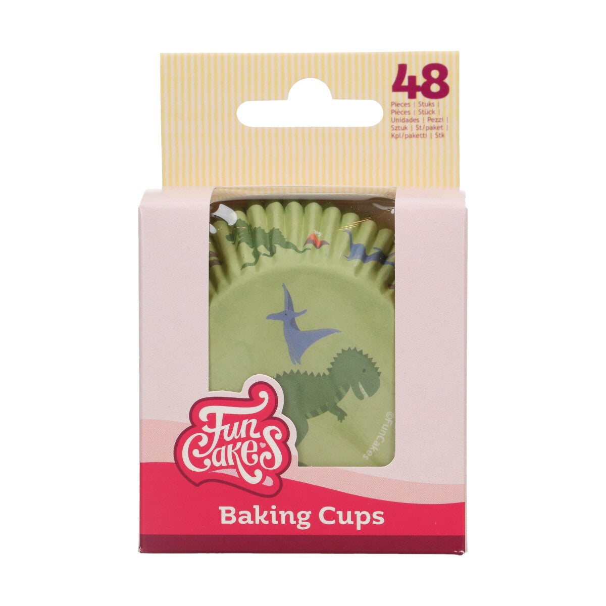 FunCakes Cupcakevormpjes Dino pk/48