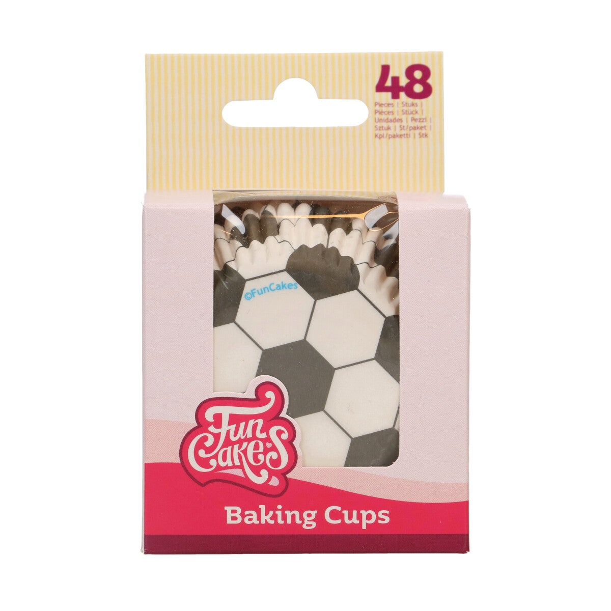 FunCakes Baking Cups Voetbal pk/48
