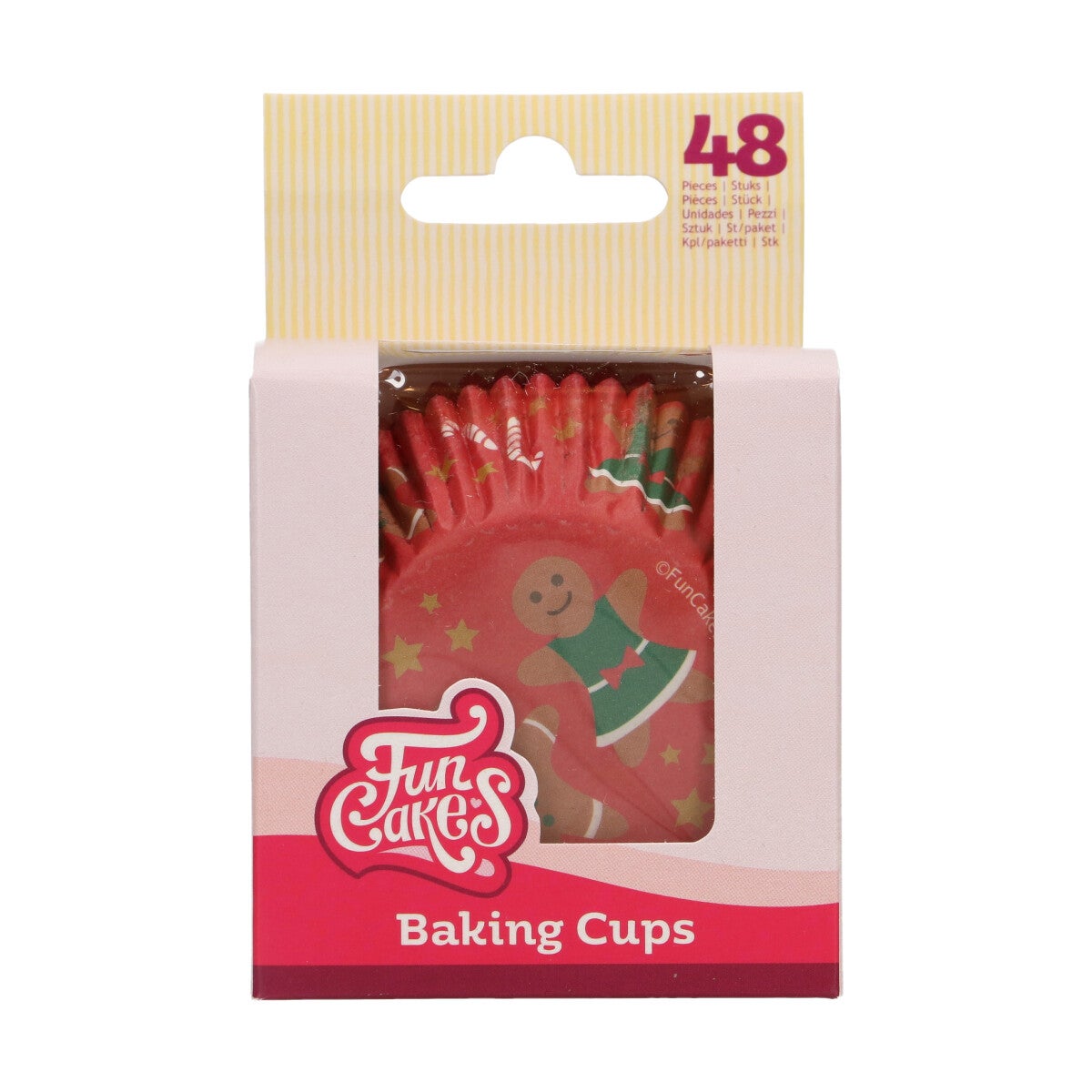 FunCakes Baking Cups Gingerbread pk/48