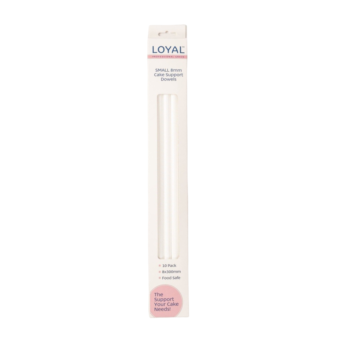 LOYAL Cake Dowels Stevig Materiaal Klein pk/10
