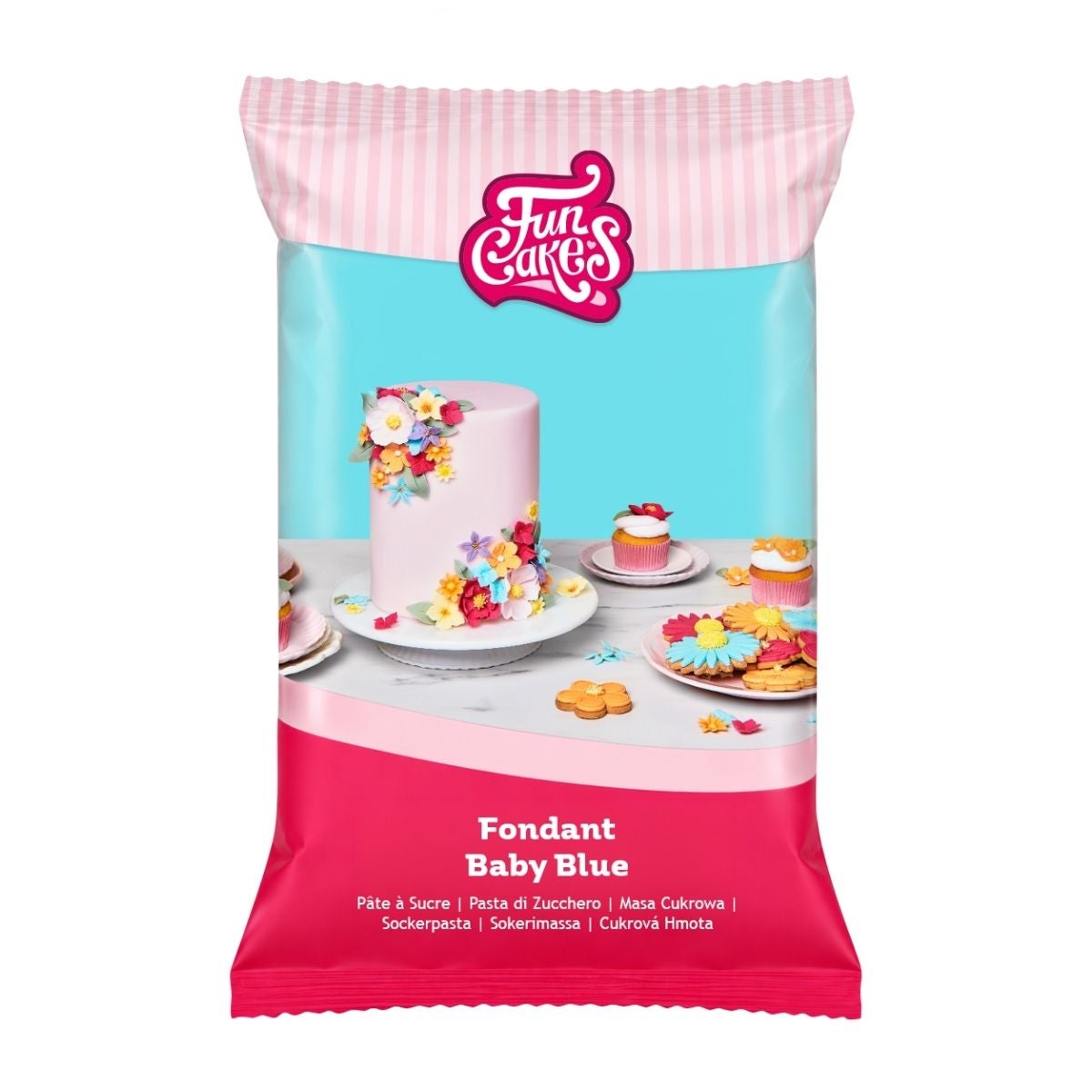FunCakes Fondant Baby Blue 1kg