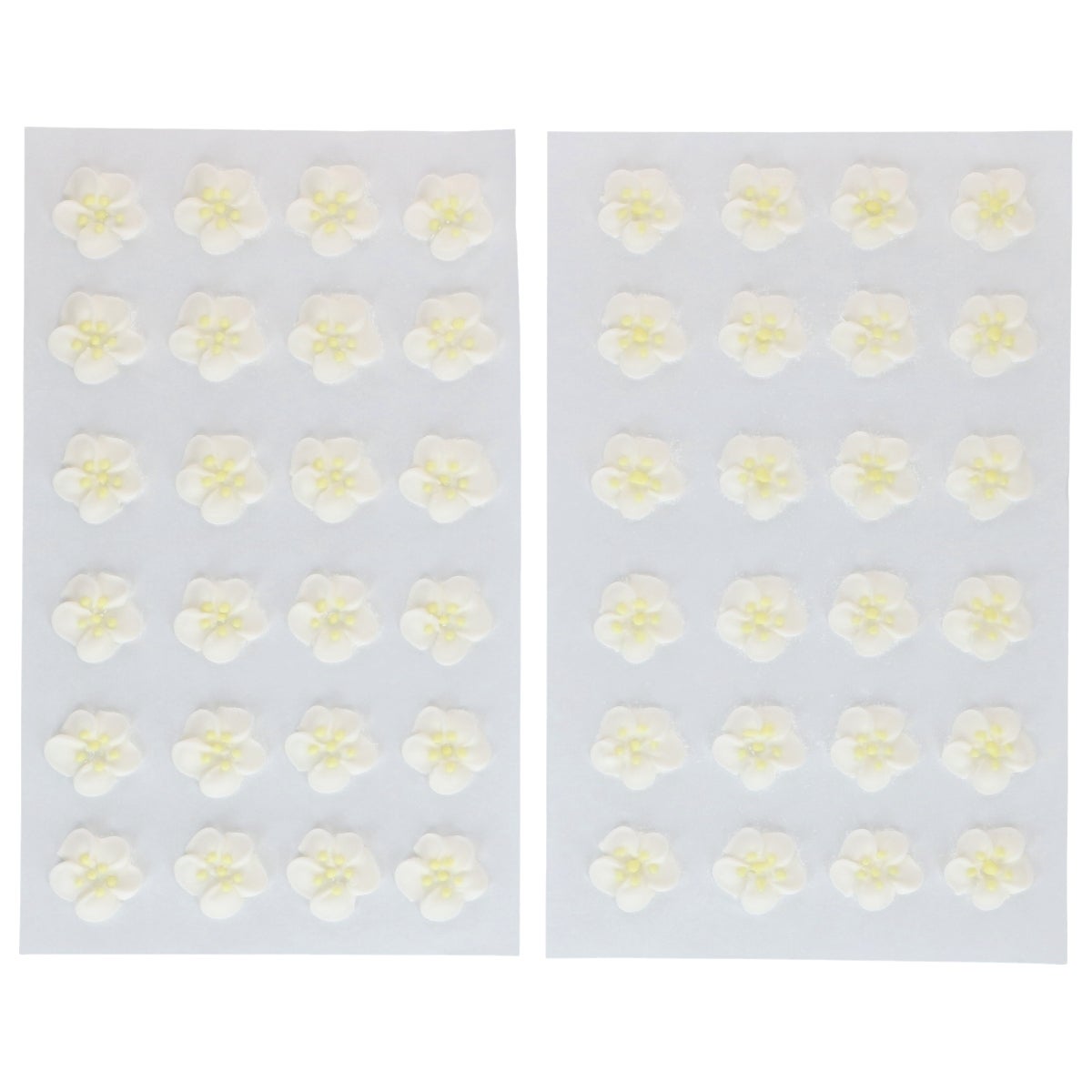 FunCakes Grootverpakking Suikerdecoraties Bloesem Mix Wit/Geel pk/492