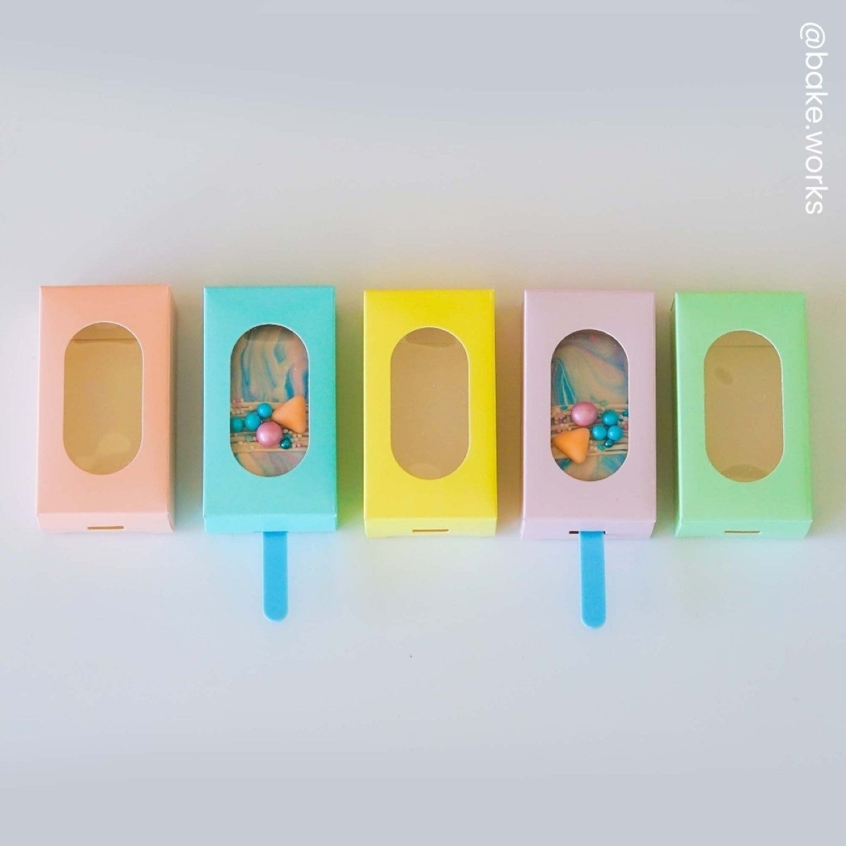 Simply Making Cakesicle Doos Pastel Peach pk/10