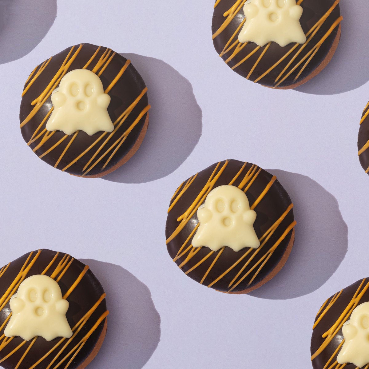 FunCakes Chocolade Decoratie Witte Geest set/20