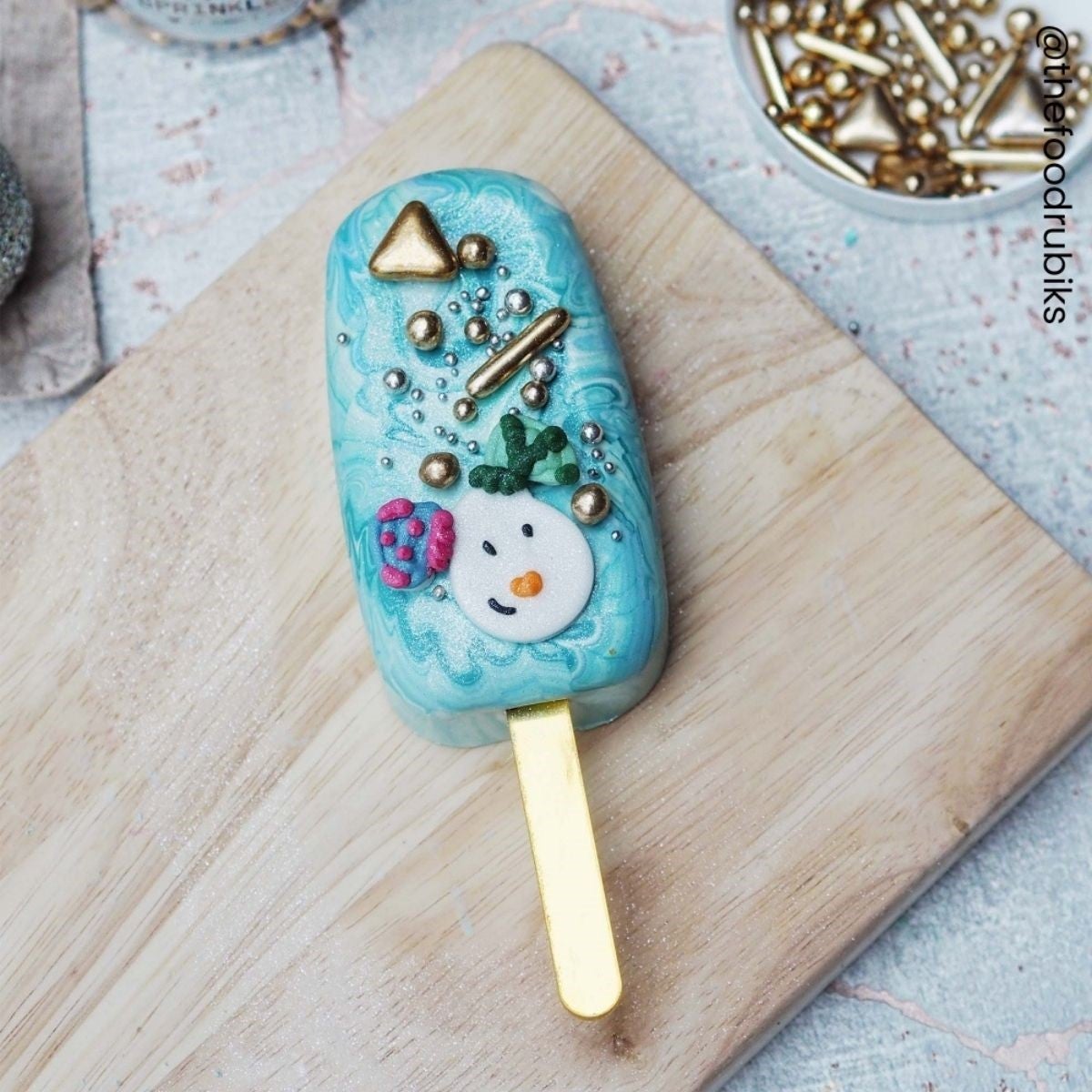 Simply Making Cakesicle Sticks pk/10 - Glanzend Goud - 113mm