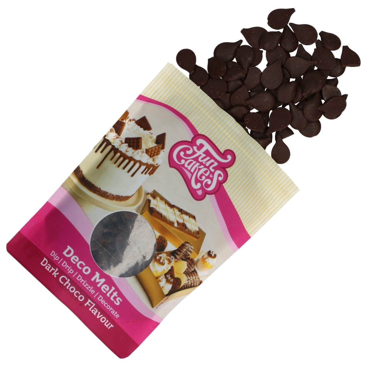 FunCakes Deco Melts Donkere Chocosmaak 250g