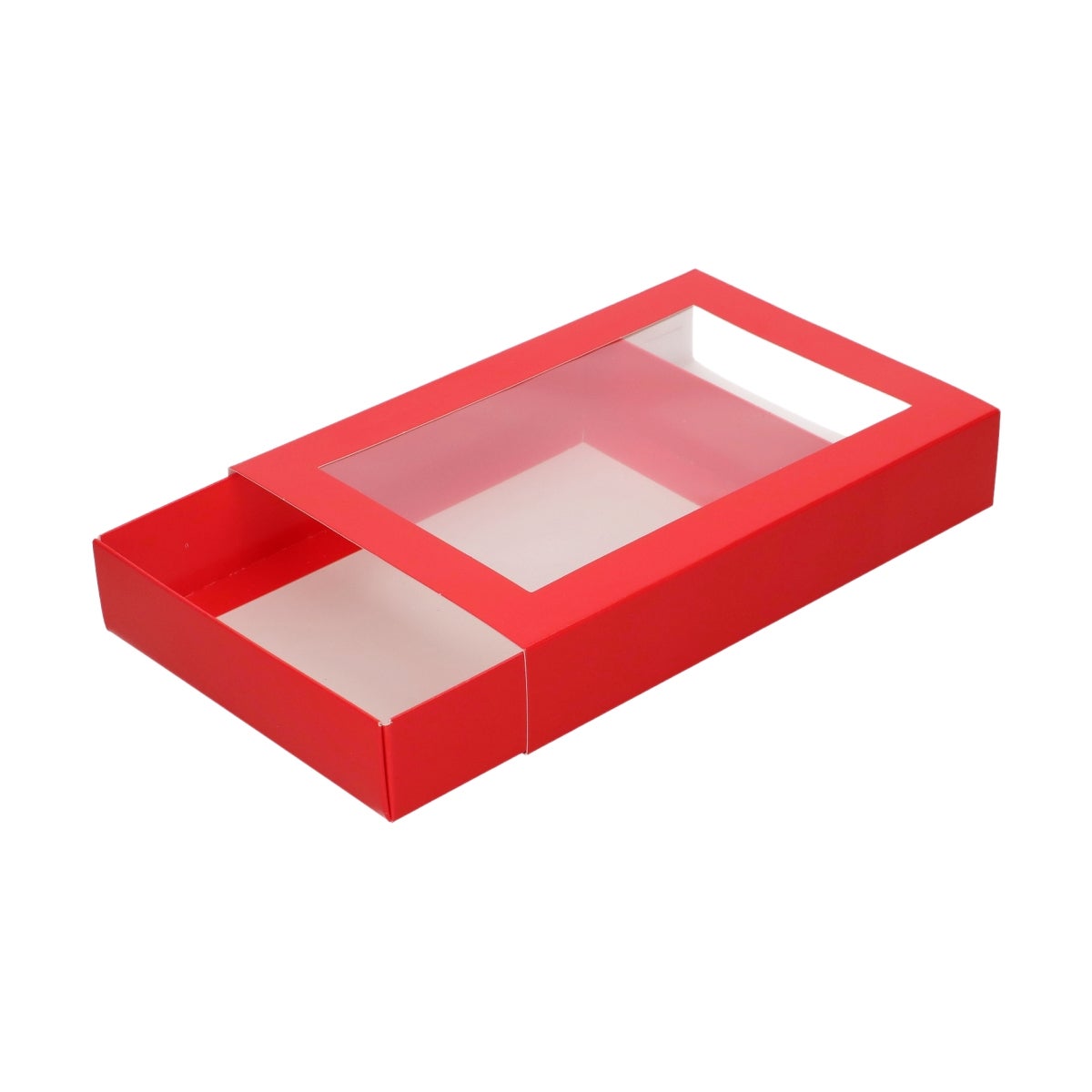 FunCakes Chocoladeletterdoos Rood/Wit 20x14x3,5cm pk/10