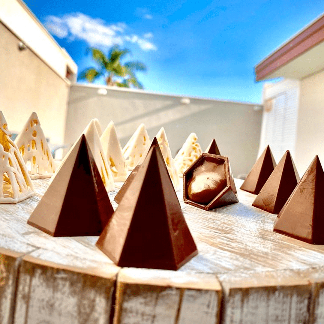 BWB Chocoladevorm 3-delig - Piramide