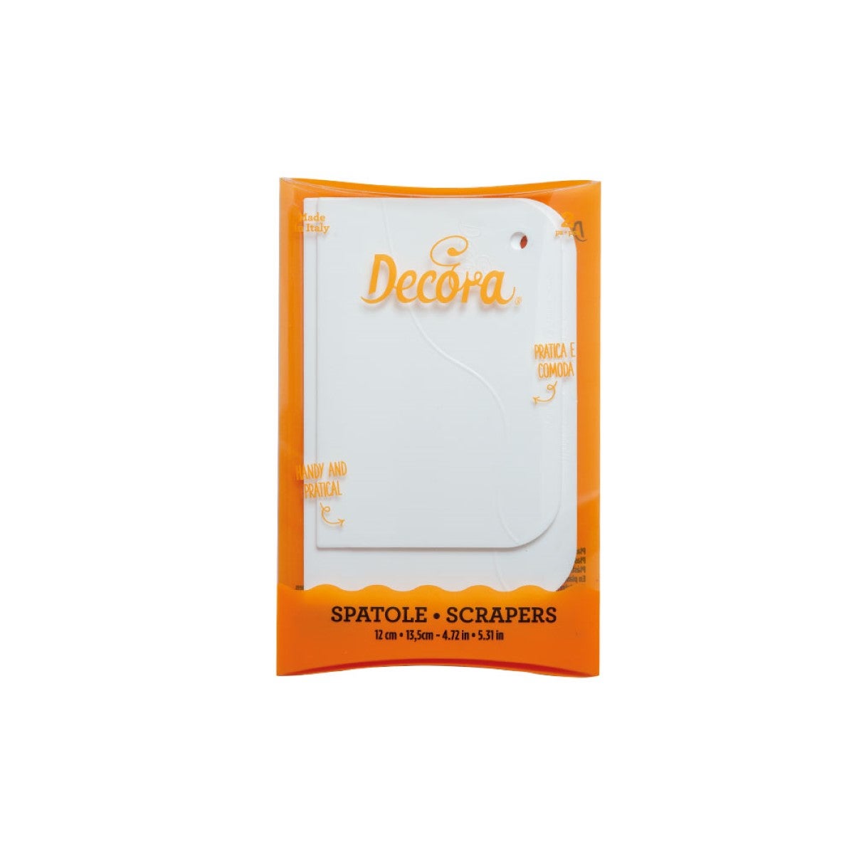 Decora Plastic Schraper pk/2 (12x8cm, 13.5x9cm)