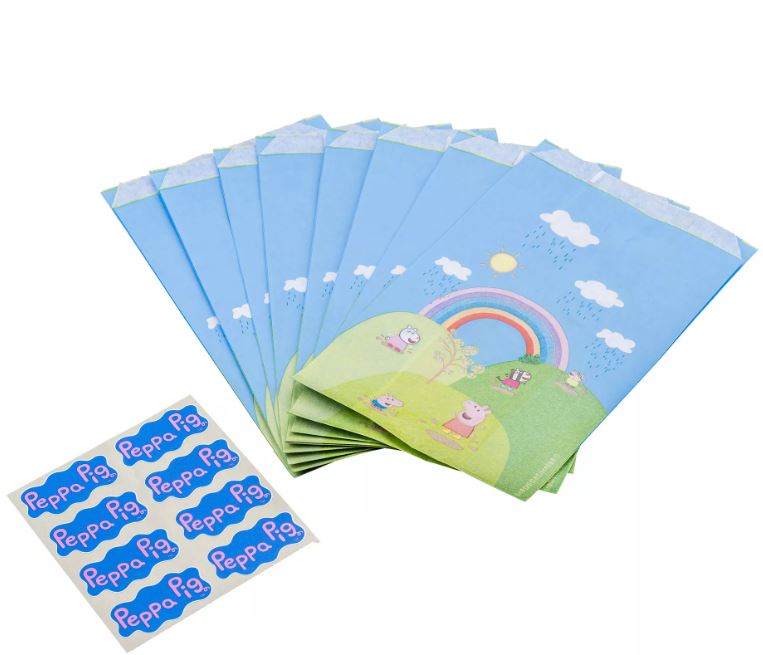 Dr. Oetker Peppa Pig - Papieren Cadeauzakjes & Stickers pc/8
