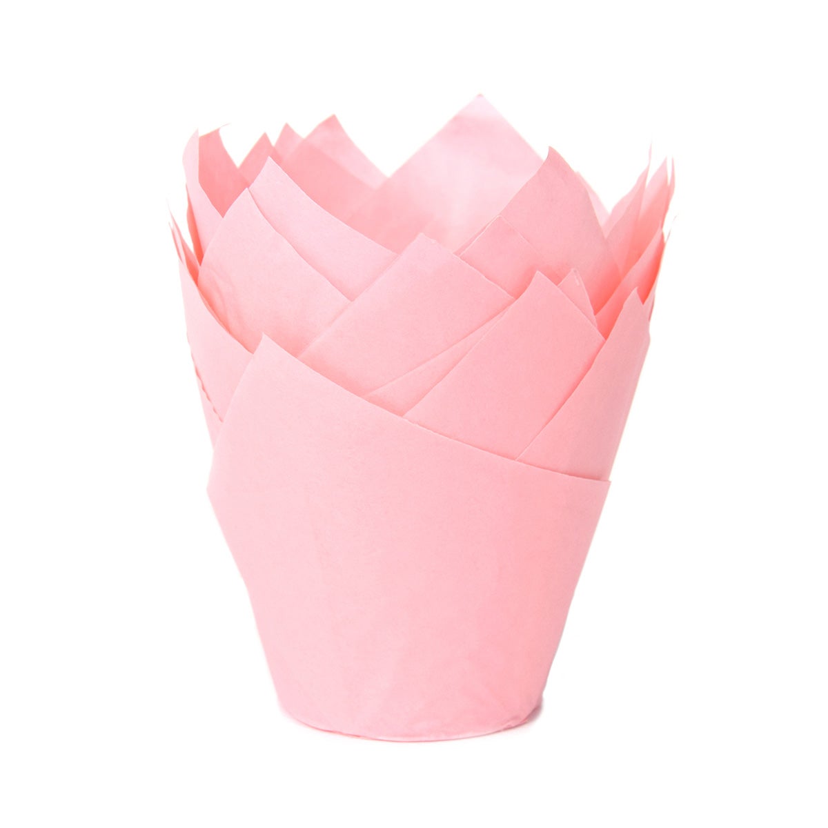 House of Marie Tulip Baking Cups - Baby Pink pk/36