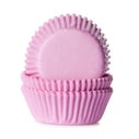 House of Marie Mini Baking cups Licht Roze - pk/60