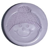 Karen Davies Cupcake Top Mal - Sneeuwman Hoofd