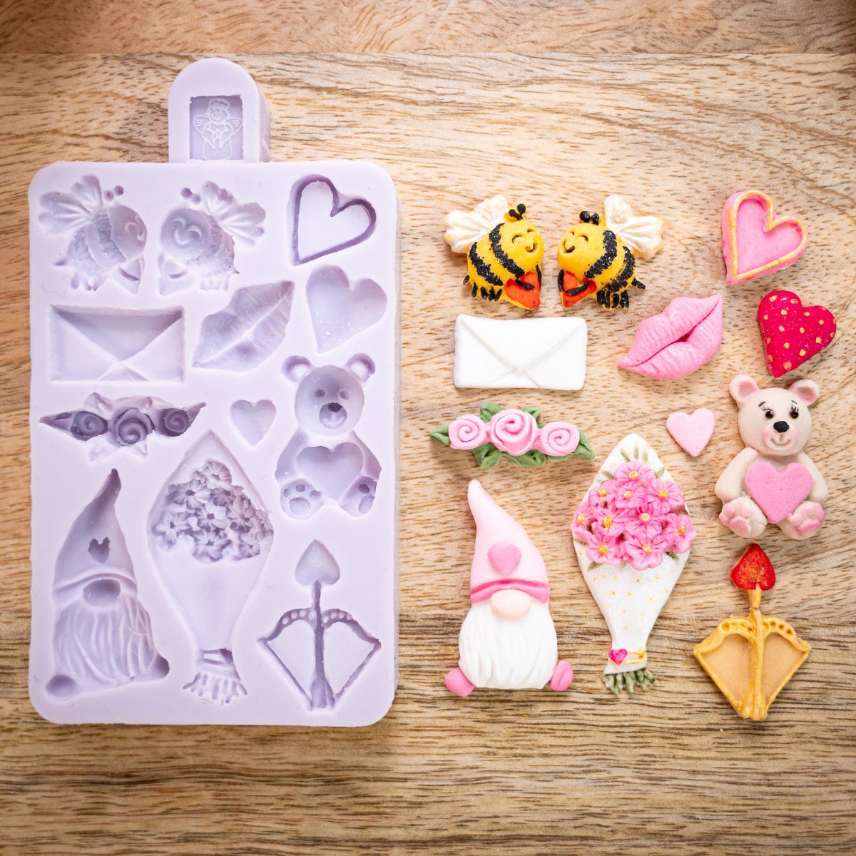 Karen Davies Silicone Mould - Miniature Valentines