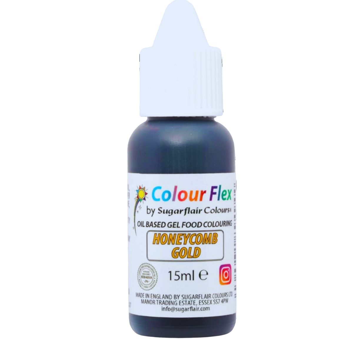Sugarflair Colourflex Honingraat Goud 15ml