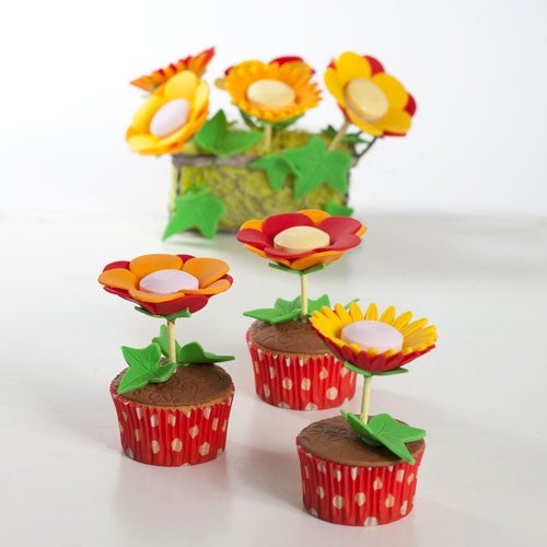 Bloemen Cupcakes