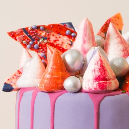 Chocolade candy bark taart