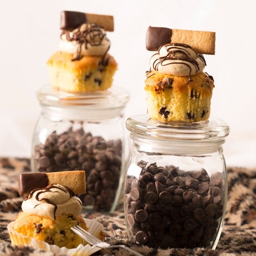 Chocolade chunks cupcakes