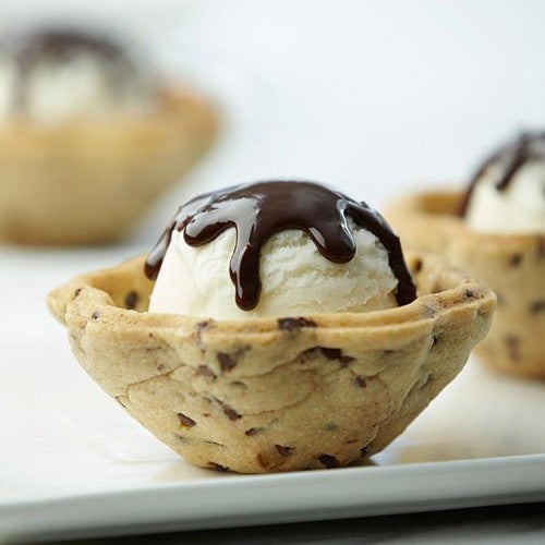 Chocolade ijs dessert