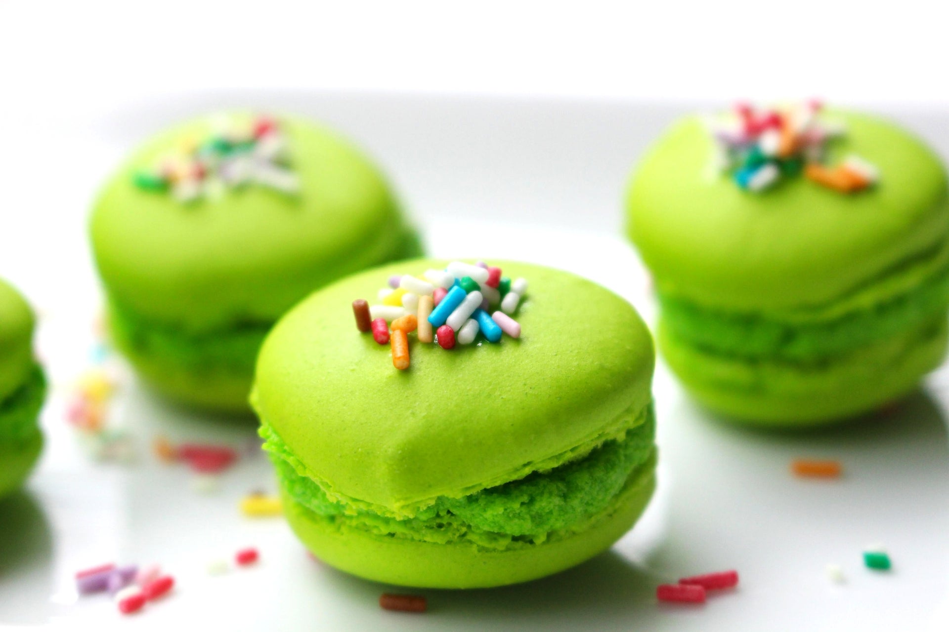 Groene Appel Macarons