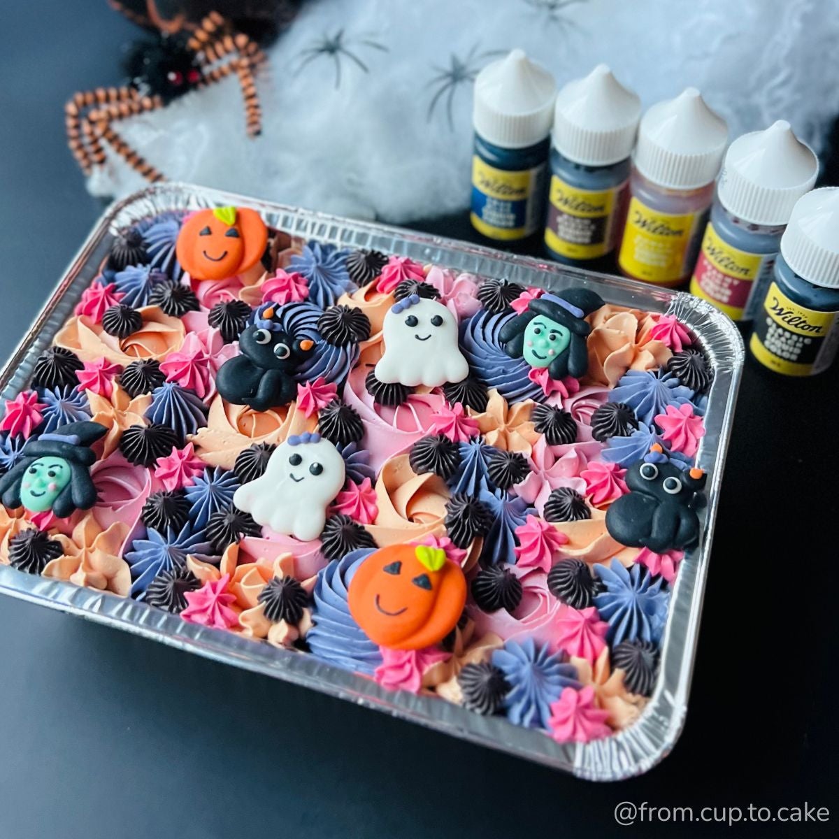 Halloween Cake Brownie